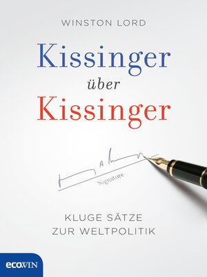 cover image of Kissinger über Kissinger